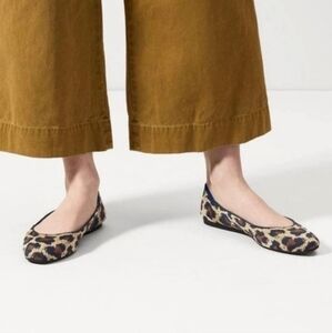 Rothys Midnight Spot Square Flats